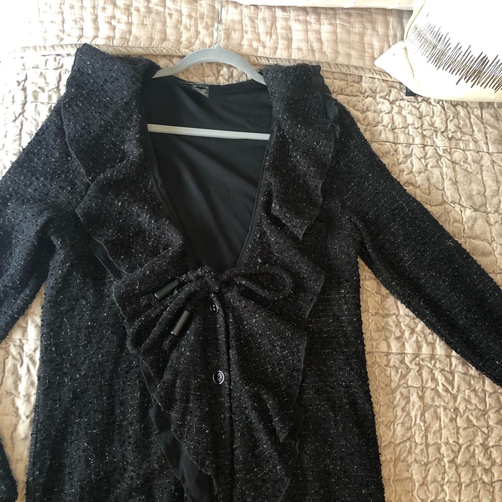 Mishca open front cardigan sweater, size large